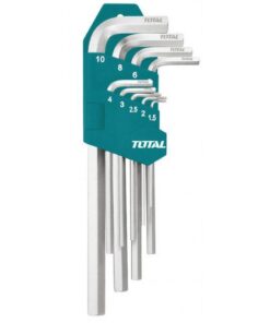 Set Llaves Hexagonales Largas 9pcs INDUSTRIAL TOTAL THT106192